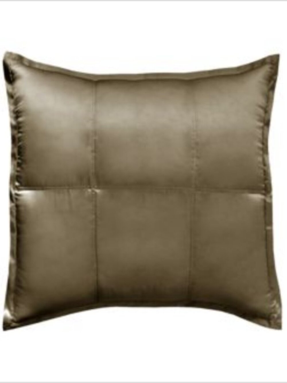Donna Karan Silk Quilted European Shams in Shiitake Set of 2